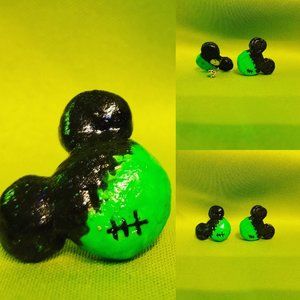 Frankenstein mickey Mouse Earrings
